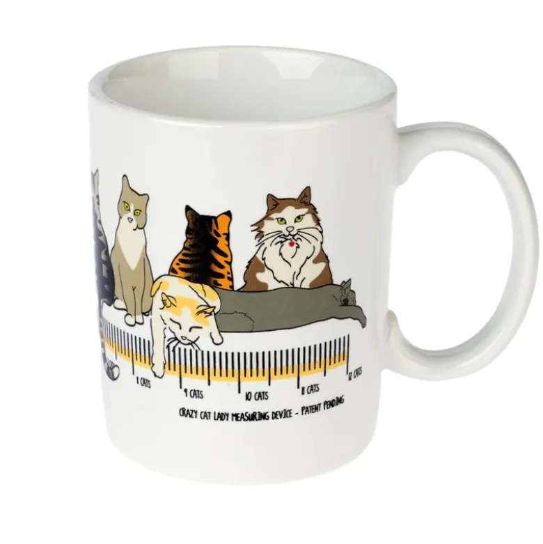 TIAKI keramikkrus "I Measure My Love By The Cat"