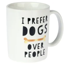 TIAKI keramikkrus "I Prefer Dogs Over People"