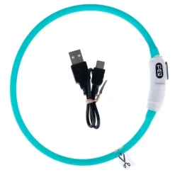 TIAKI Lille USB LED-halsbånd af silikone