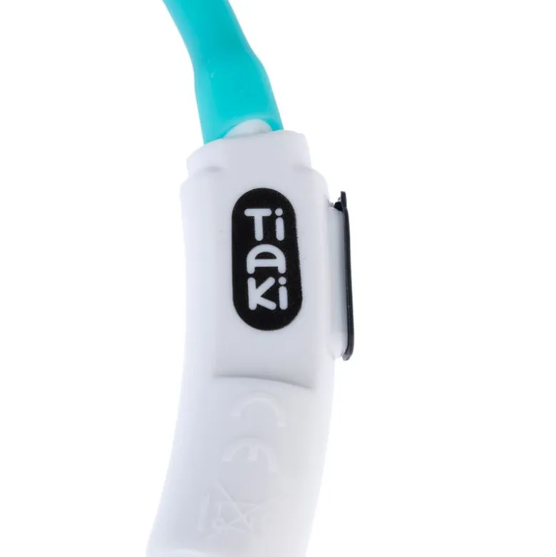 TIAKI Lille USB LED-halsbånd af silikone