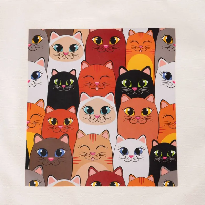TIAKI mulepose "Smilende katte"