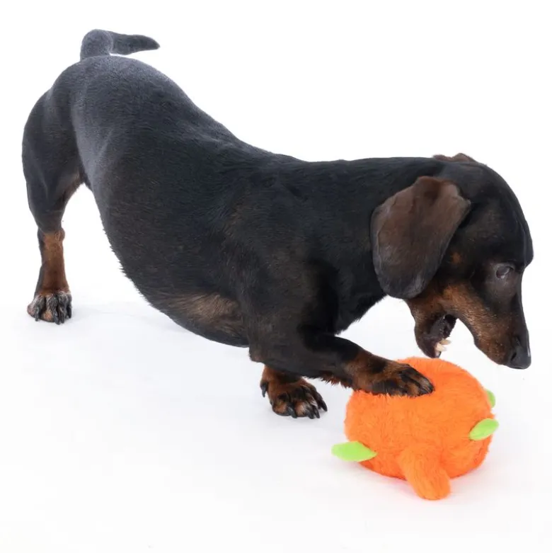 TIAKI orange monster hundelegetøj