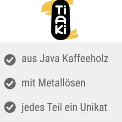 TIAKI papegøjesiddepind af Java-træ