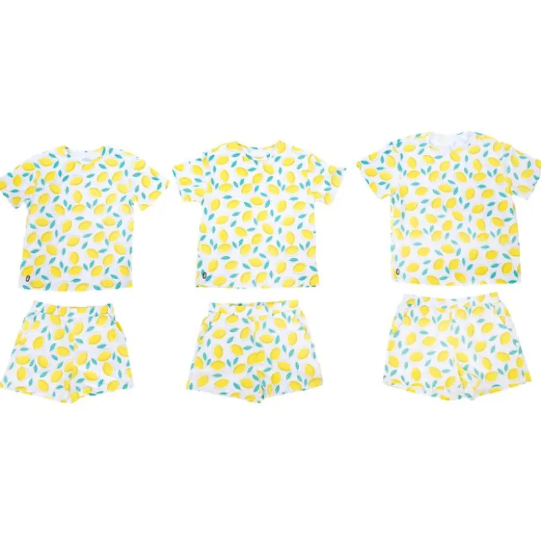TIAKI Pet & Parent matchende pyjamas, citron