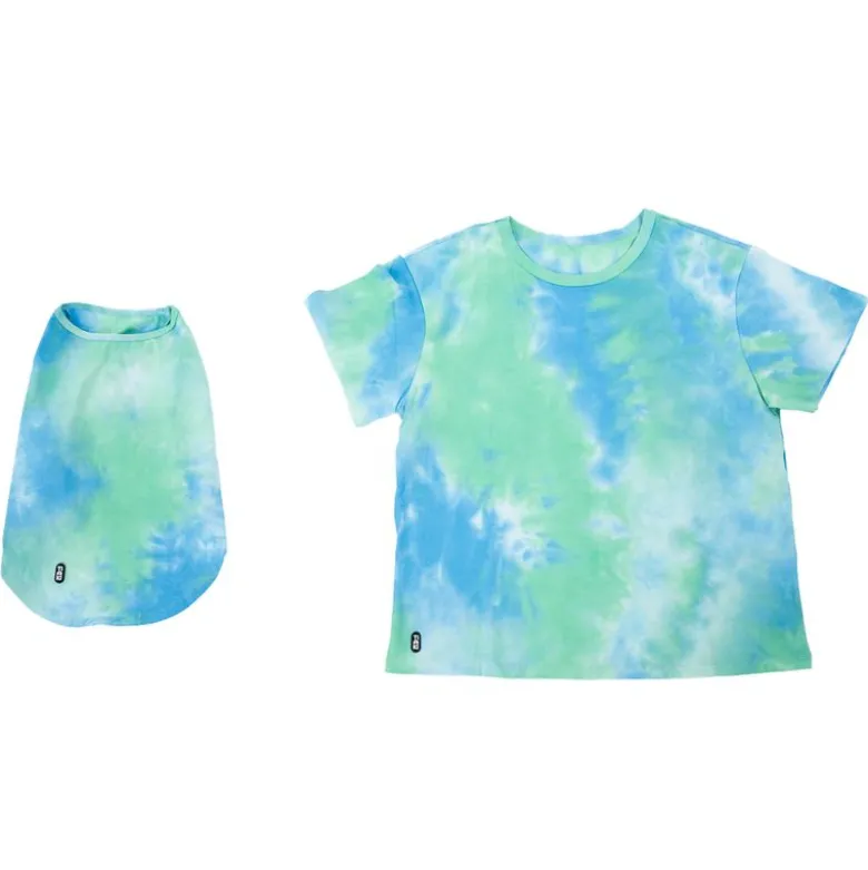 TIAKI Pet & Parent matchende tie-dye T-shirt