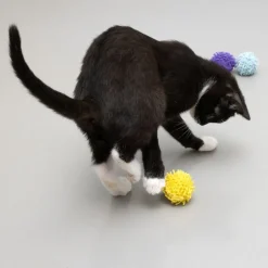 TIAKI pompon-boldsæt med katteurt