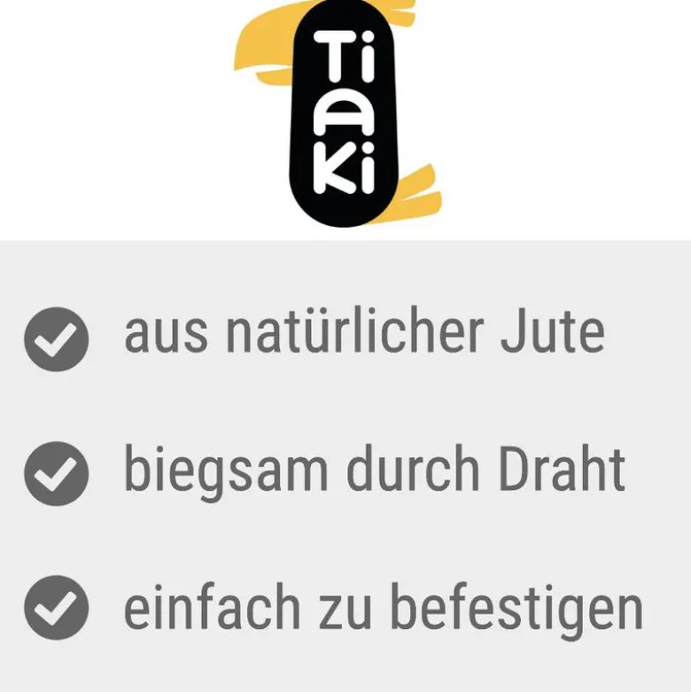 TIAKI siddepind fra jute, natur