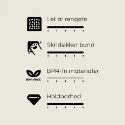 TIAKI skål i rustfrit stål Easy Holding
