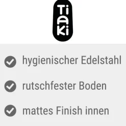 TIAKI skridsikker skål Green Shades
