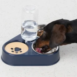 TIAKI tredobbelt skål med vanddispenser