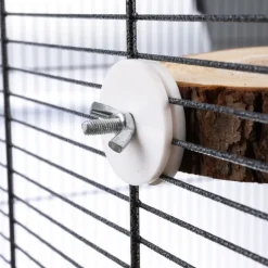 TIAKI træplatform med bark, rund