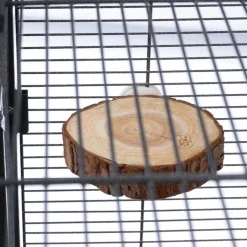 TIAKI træplatform med bark, rund