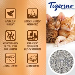 Tigerino Performance Multi Cat kattegrus - babypudderduft