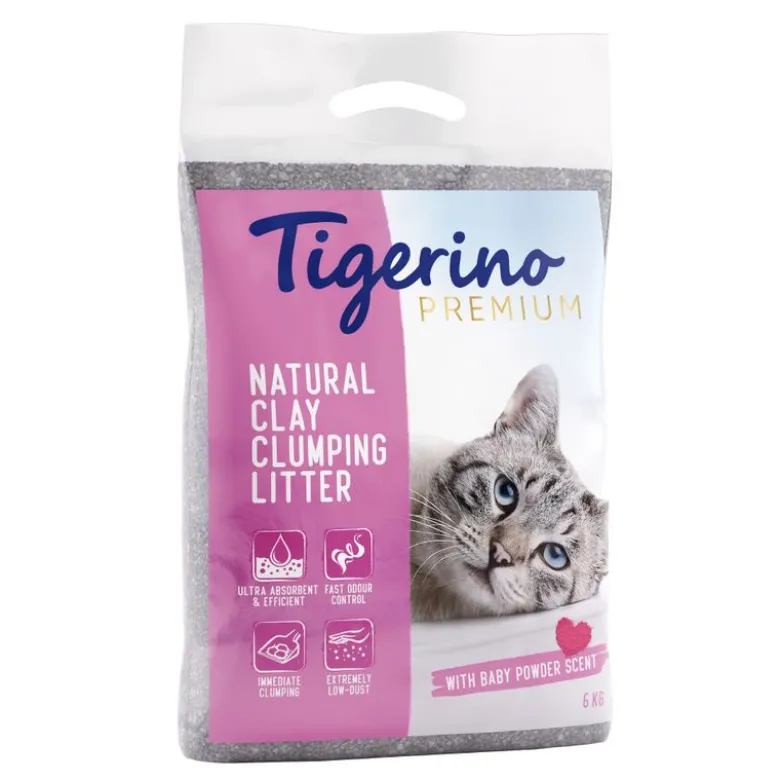 Tigerino Premium kattegrus - Babypudder
