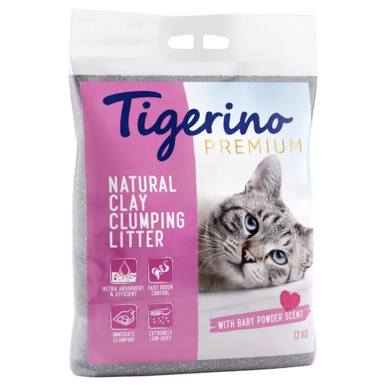 Tigerino Premium kattegrus - Babypudder