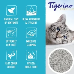 Tigerino Premium kattegrus - Havbrise