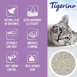 Tigerino Premium kattegrus - Lavendel