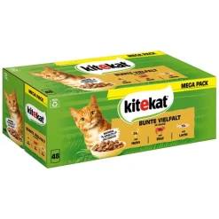 Topseller-pakke: 96 x 85 g Kitekat portionsposer