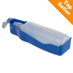 Trixie cykelkurv, sort + Drikkeskål med vanddispenser