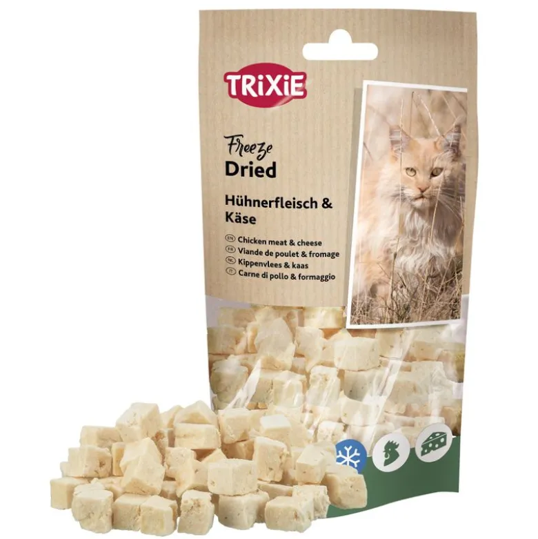 Trixie frysetørrede snacks med kylling & ost