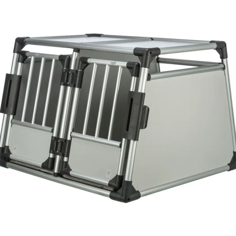 Trixie hundebur Aluminium dobbelt