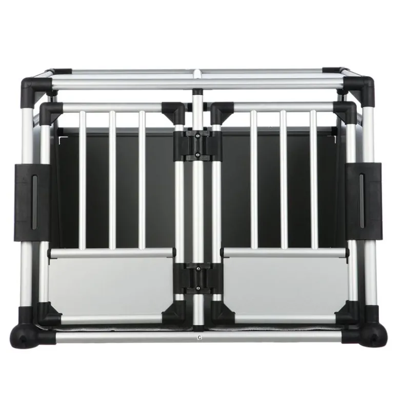 Trixie hundebur Aluminium dobbelt