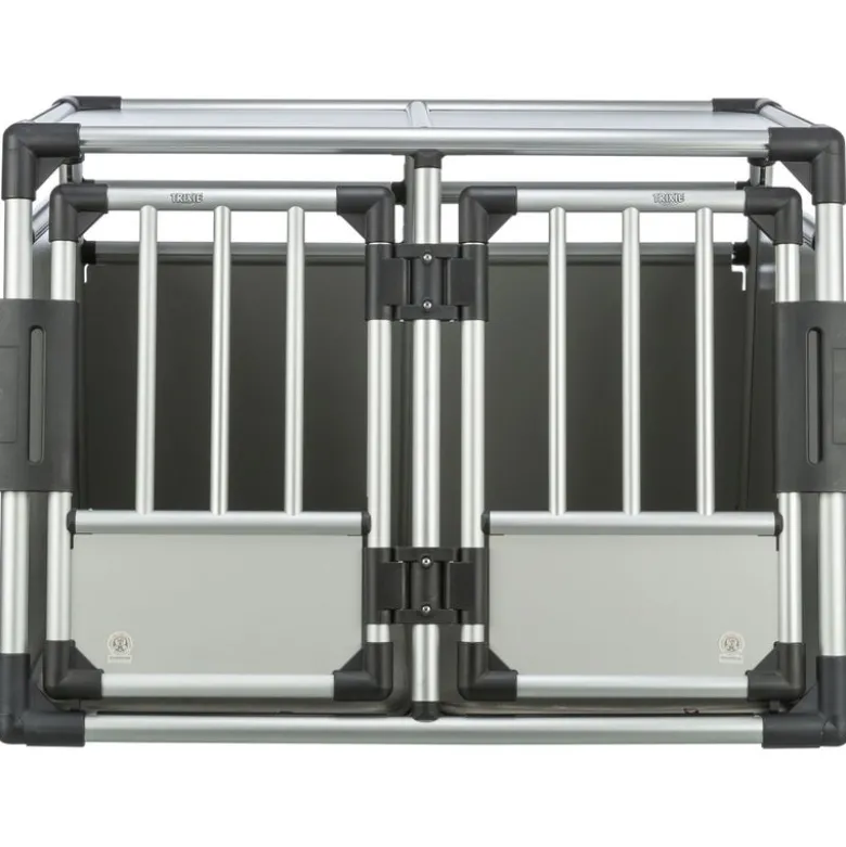 Trixie hundebur Aluminium dobbelt