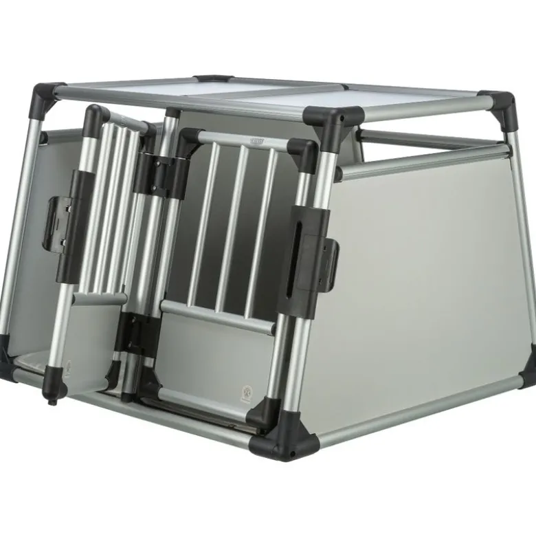 Trixie hundebur Aluminium dobbelt