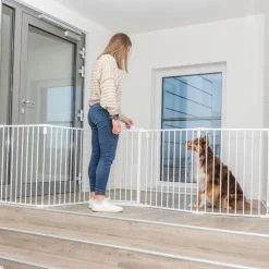 Trixie hundegitter med dør, 5-delt
