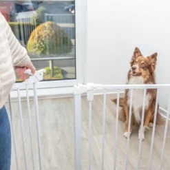 Trixie hundegitter med dør, 5-delt