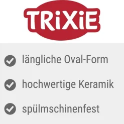 Trixie keramikskål til smådyr, oval