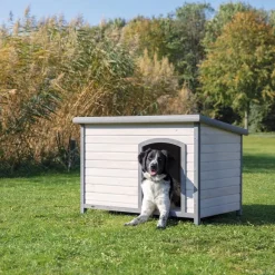 Trixie Natura Classic hundehus med fladt tag
