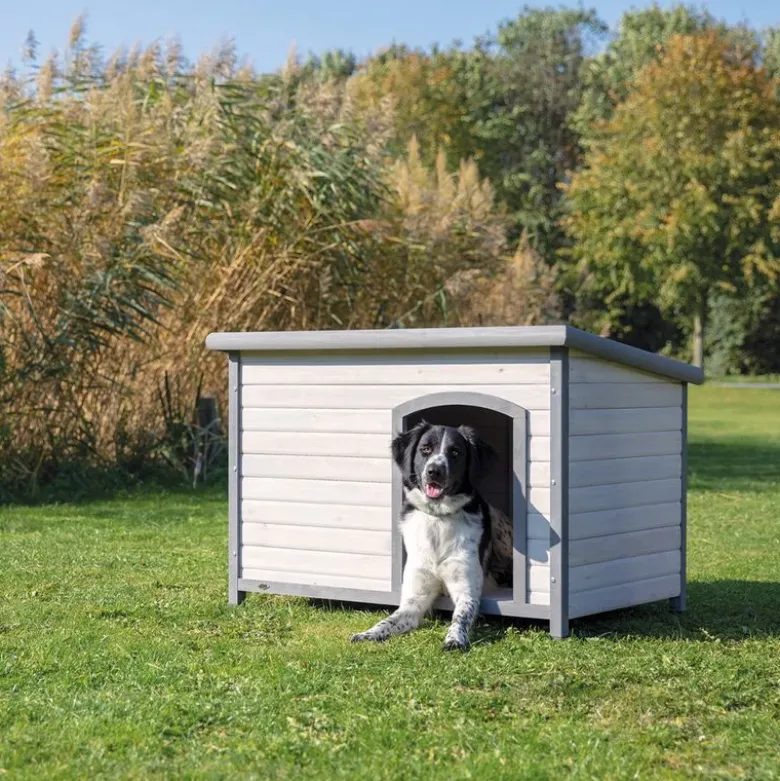 Trixie Natura Classic hundehus med fladt tag