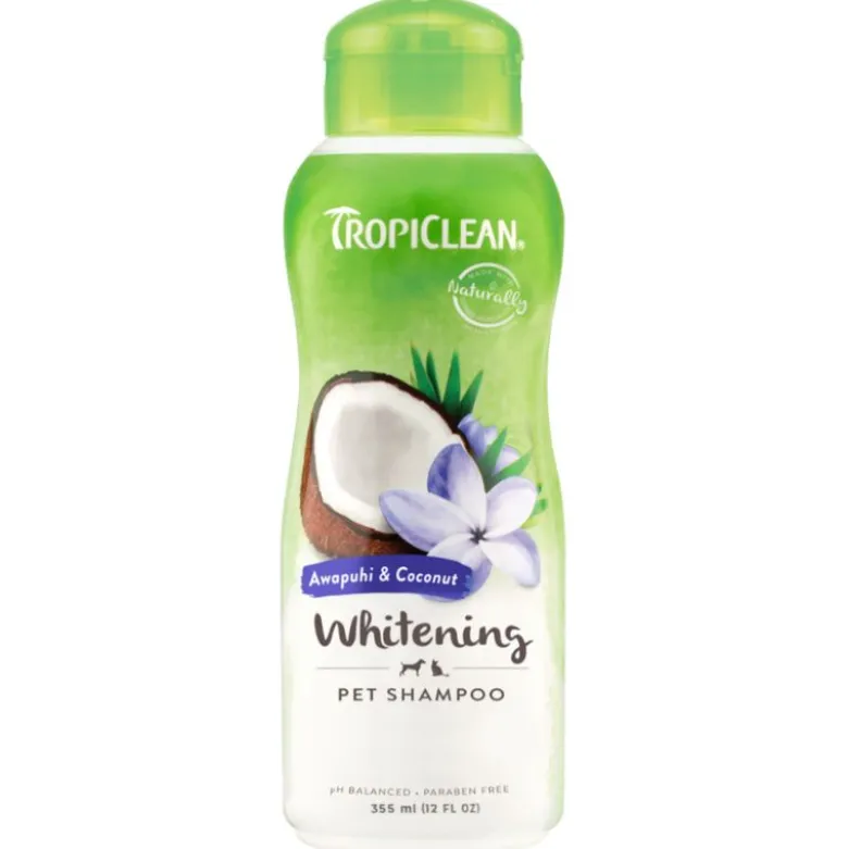 TropiClean Awapuhi Coconut Whitening Shampoo til kæledyr