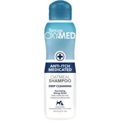 TropiClean OxyMed kløestillende shampoo