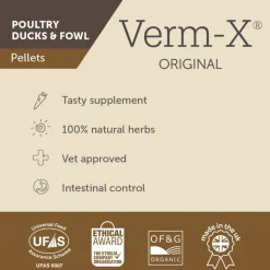Verm-x Fjerkræpellets
