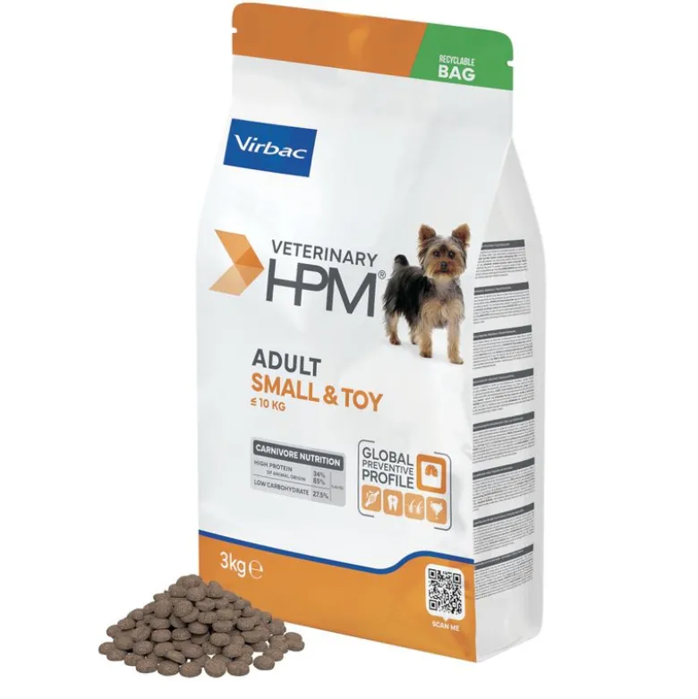 Virbac Veterinary HPM Adult Dog Small & Legetøj