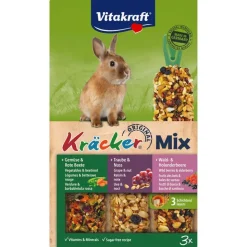 Vitakraft Dværgkanin-Kräcker Trio-Mix