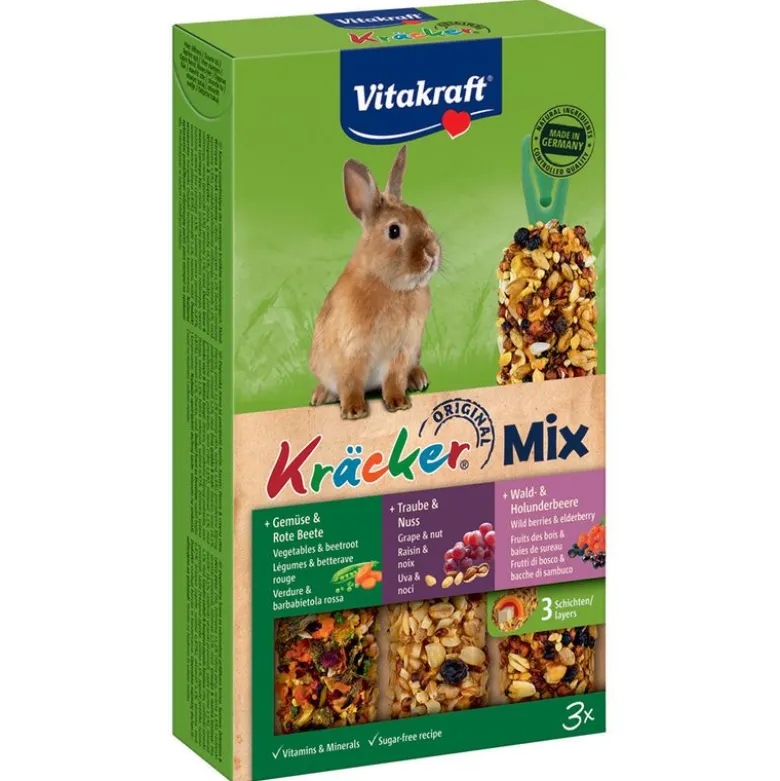 Vitakraft Dværgkanin-Kräcker Trio-Mix