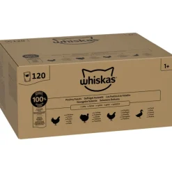 Whiskas Adult portionsposer med fjerkræ i gelé 120 x 85 g