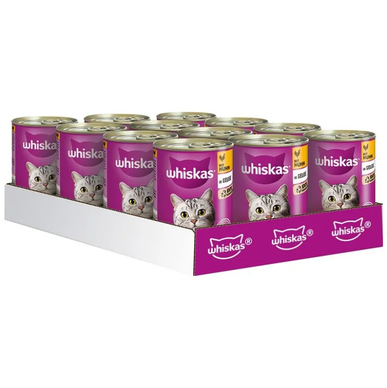 Whiskas 1+ dåser 24 x 400 g