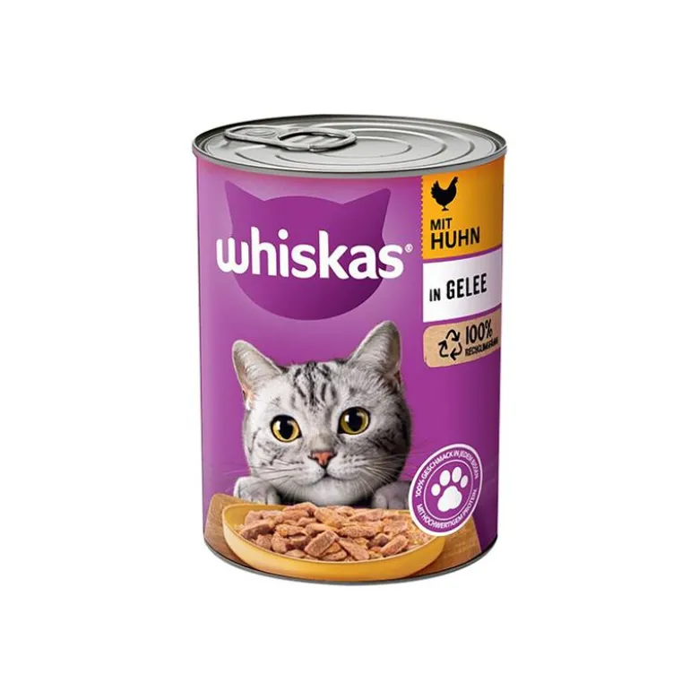 Whiskas 1+ dåser 24 x 400 g