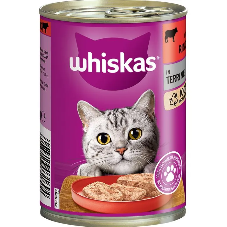 Whiskas 1+ dåser 24 x 400 g