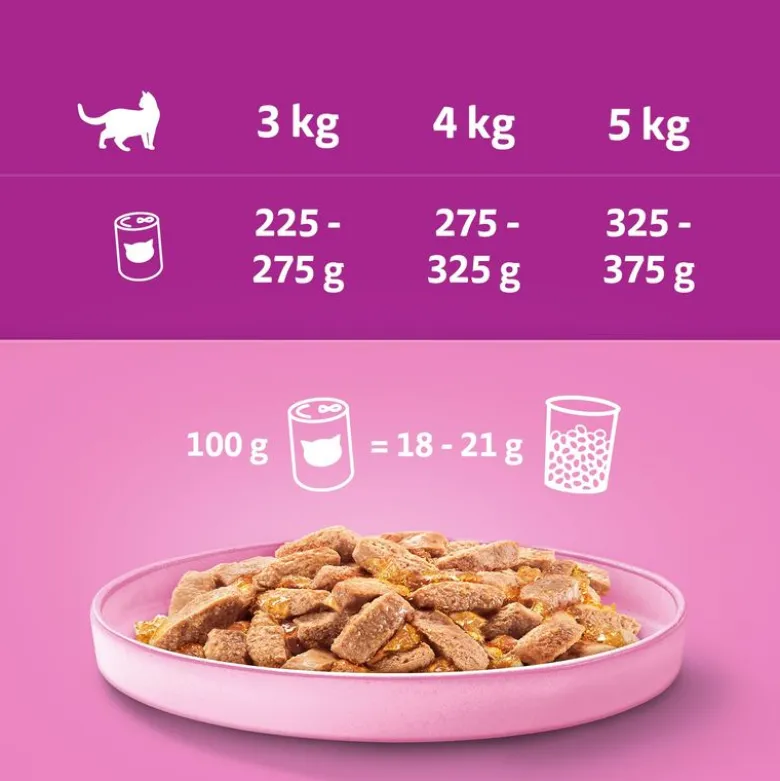 Whiskas 1+ dåser 12 x 400 g