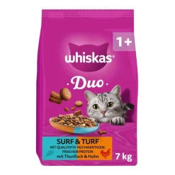 Whiskas 1+ Duo Surf & Turf Tun & Kylling
