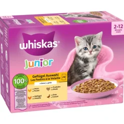 Whiskas Junior portionsposer 12 x 85 g
