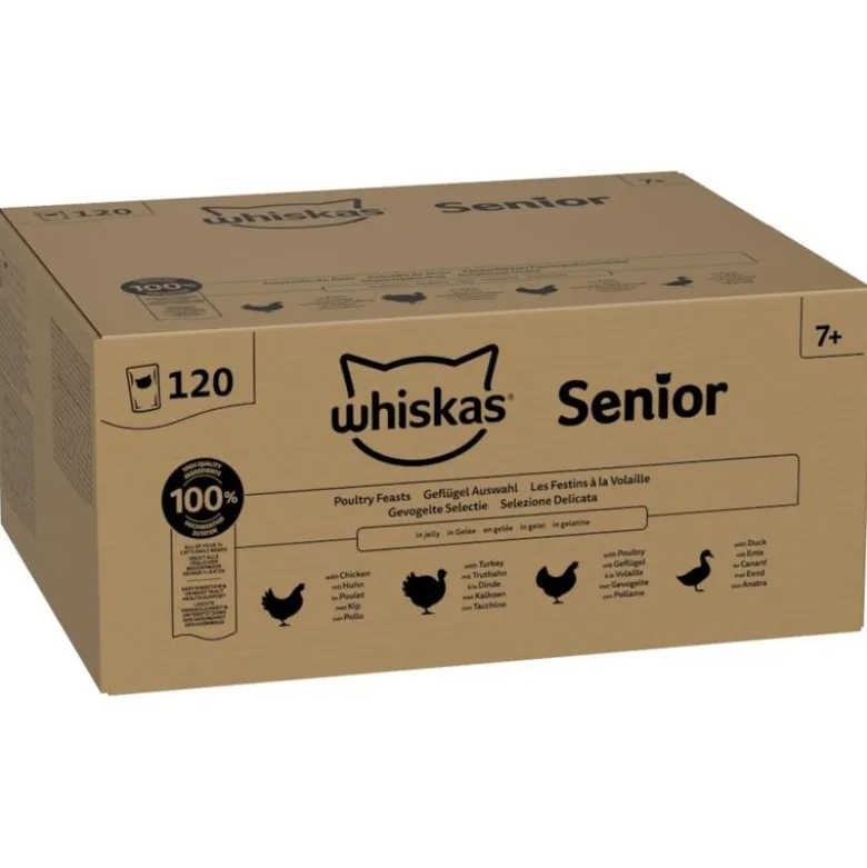 Whiskas Senior portionsposer 120 x 85 g