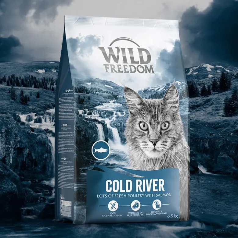 Wild Freedom Adult "Cold River" med laks - kornfri opskrift