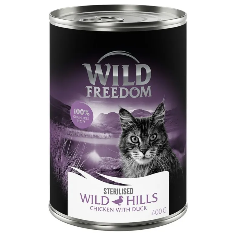 Wild Freedom Adult Sterilised 6 x 400 g - kornfri opskrift