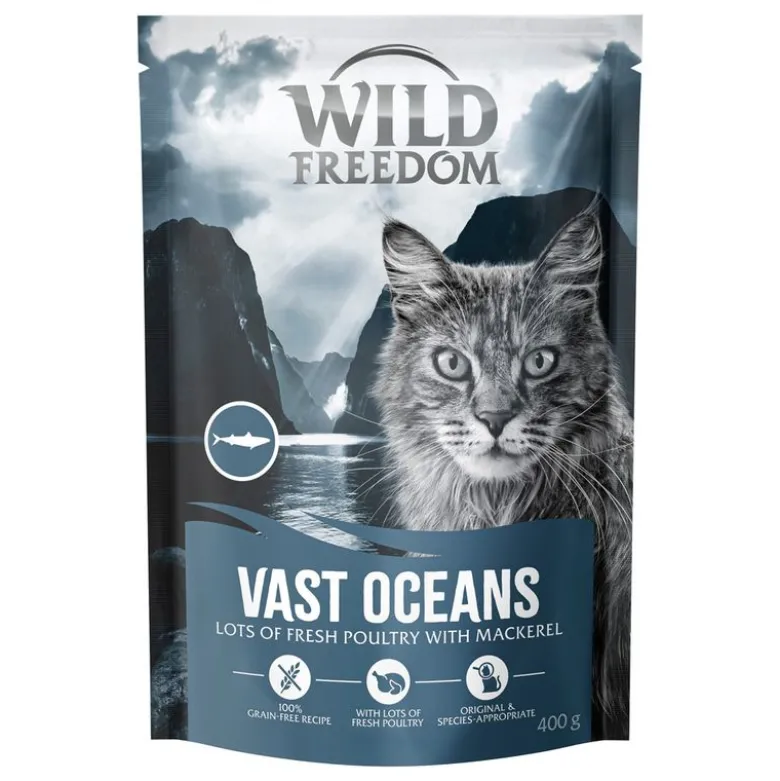 Wild Freedom Adult "Vast Oceans" med makrel - kornfri opskrift